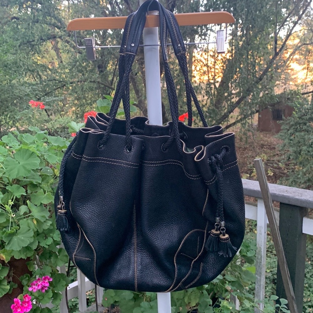 VINTAGE Cole Haan leather pebbled bag - Picture 4 of 11